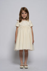 Kids white lace dress