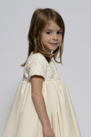 Kids white lace dress